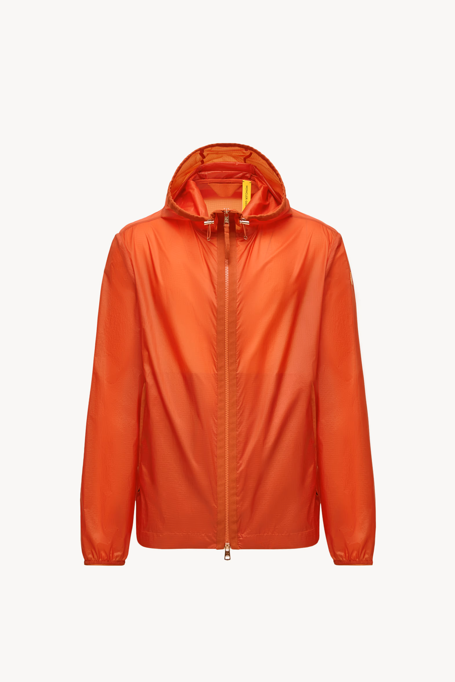 Moncler x Gilga Farm Designed by Donald Glover Hamlin Hooded Windbreaker Men Bright Orange Moncler 2